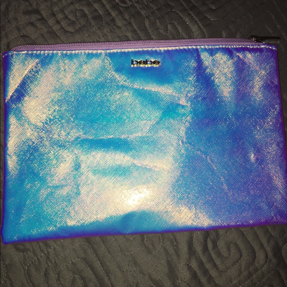 BEBE holographic pouch